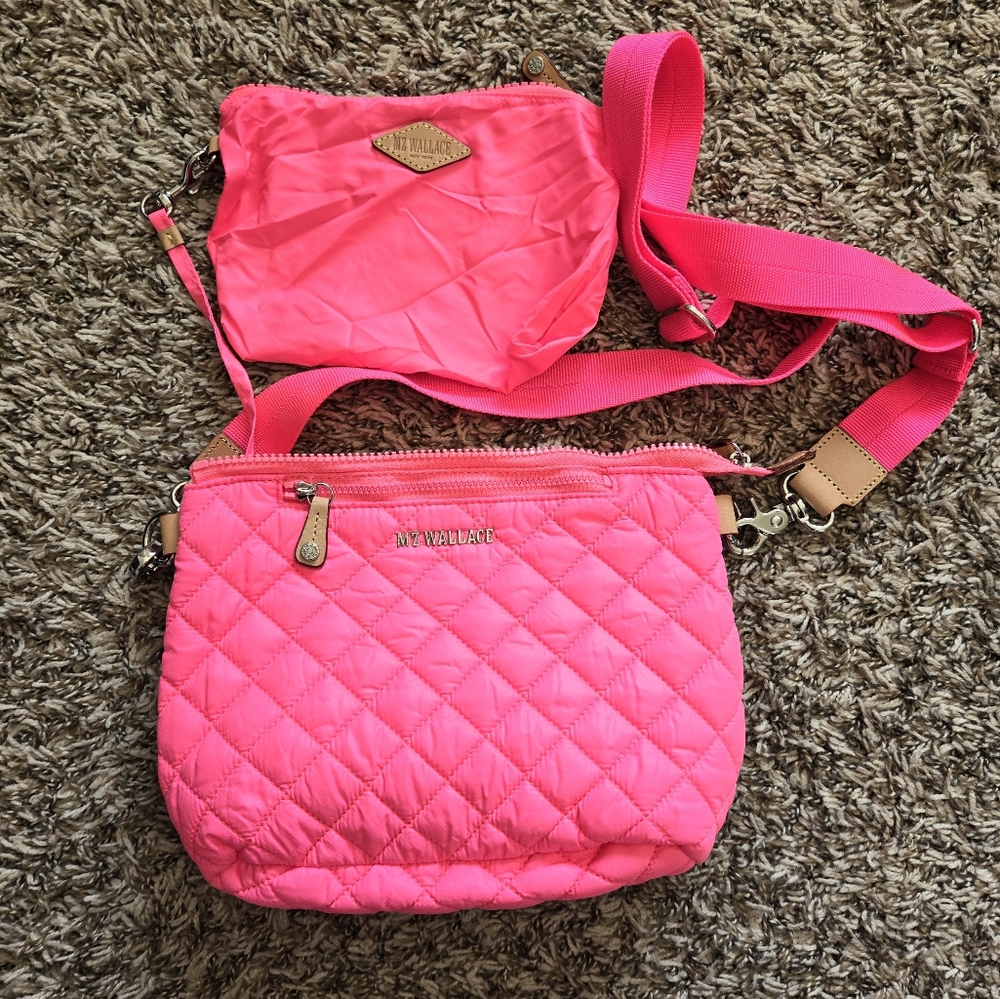 Neon pink M.Z. Wallace
